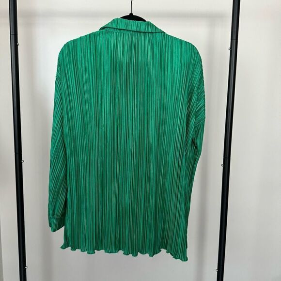 ⭕️ Pajama  Style Matching Set Emerald Green Size Medium - Picture 5 of 8